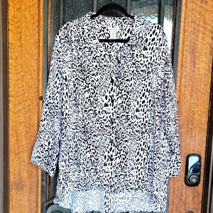 Leopard Print Women's Top